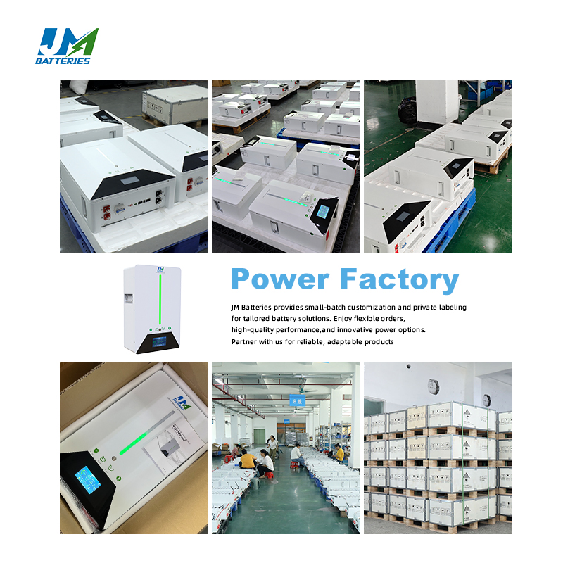 Jm Wall-Mounted Promotional 25.6V 100ah 2.56kwh Residential Energy Storage System Lithium Iron Phosphate Battery LiFePO4