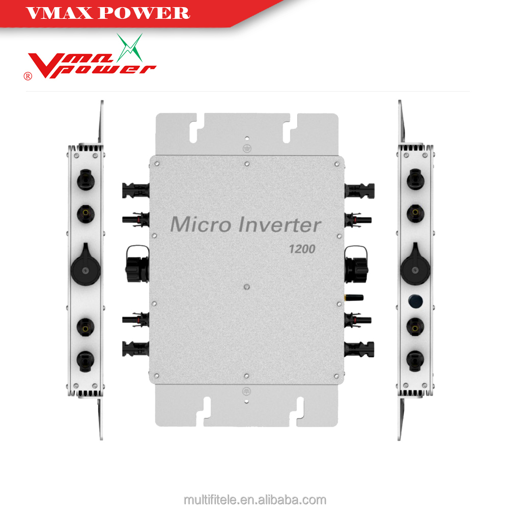 300W 600W 1200W Grid Tie Micro Inverter 1200W Micro Inverter for Power System on Grid Solar System