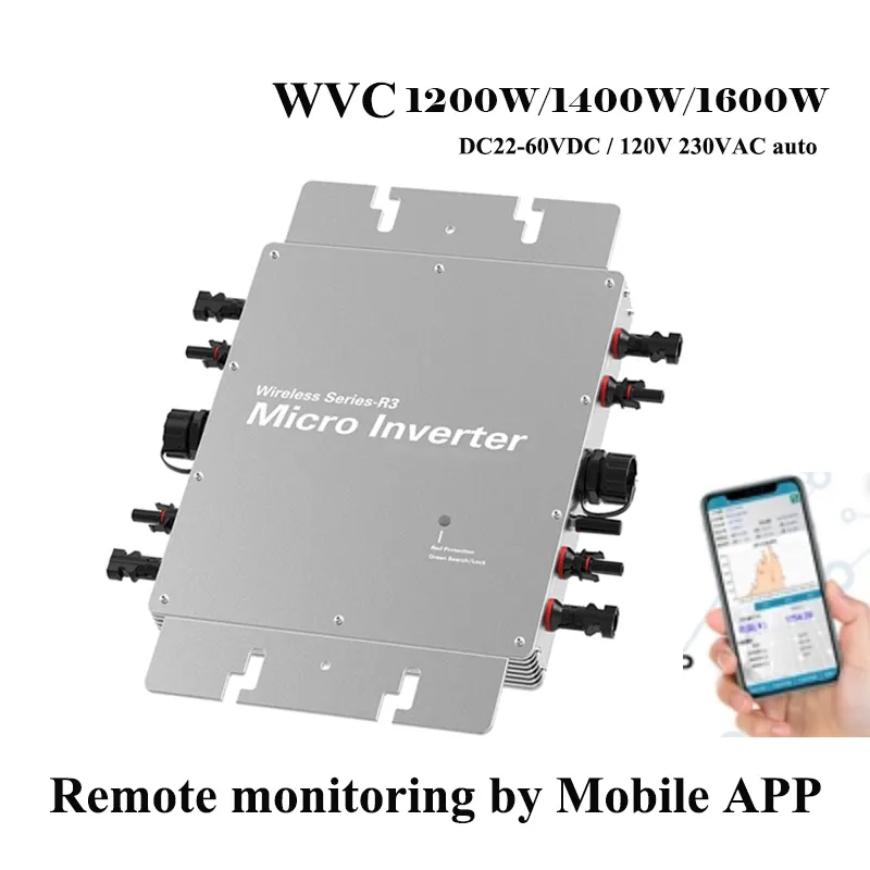 Micro Inverter Zero Export Off Grid Solar 1000W 2400W 3000W Six Three Phase Micro Inverter