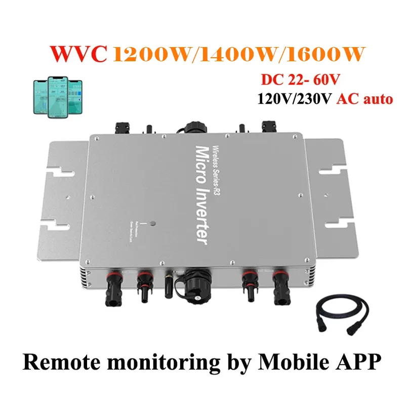 Micro Inverter Zero Export Off Grid Solar 1000W 2400W 3000W Six Three Phase Micro Inverter