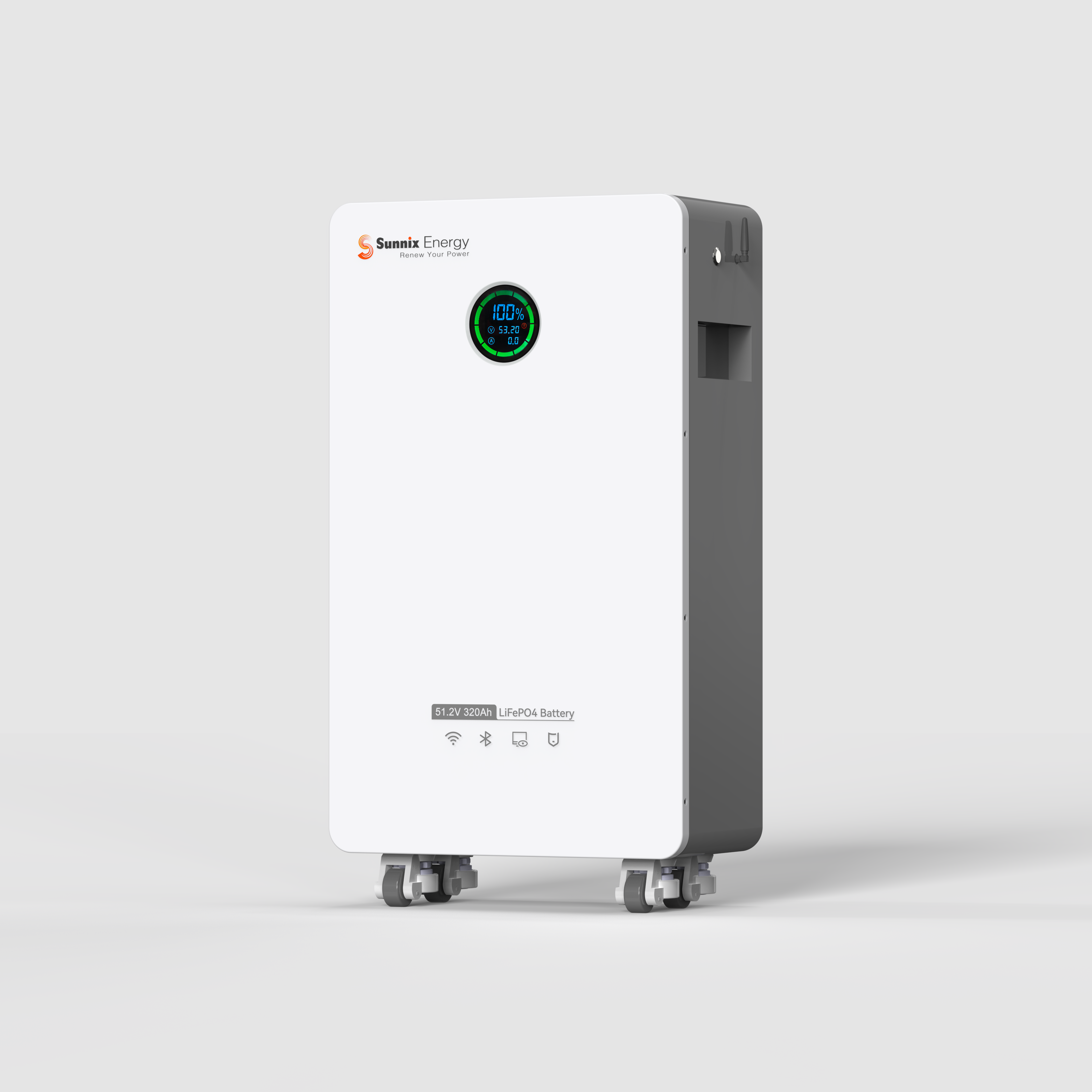Sunnix Split Lithium Lon Battery 51.2V 300Ah LiFePO4 15kwh 16kwh Home Energy Storage System 10-Year