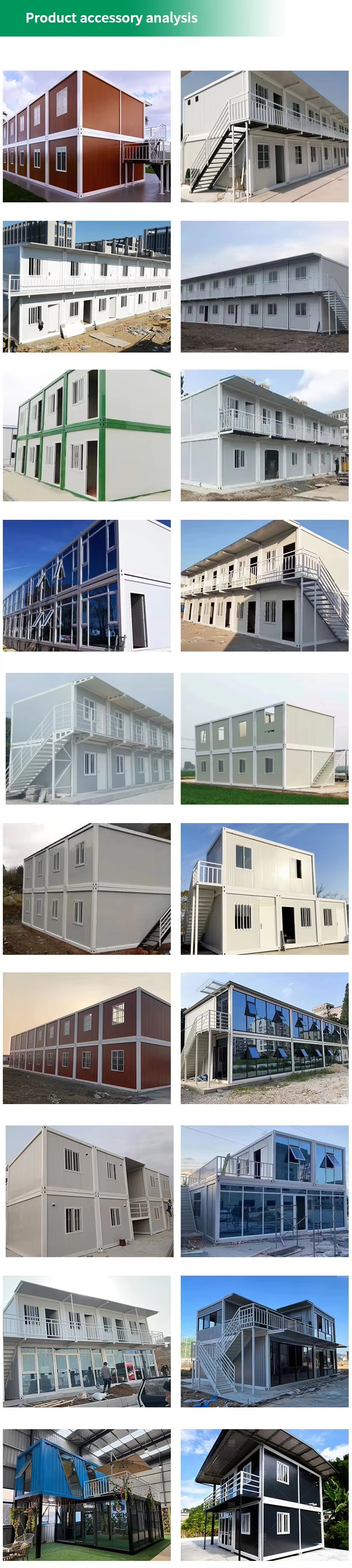 Finished modular housing setup A