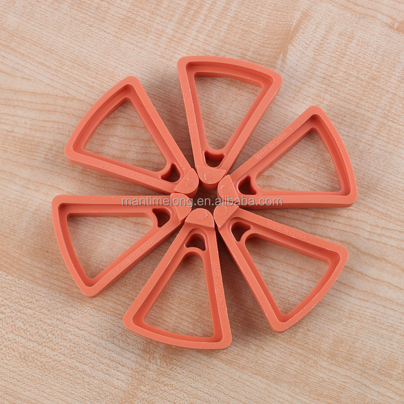 Stackable Plastic Triangular Flowerpot Base
