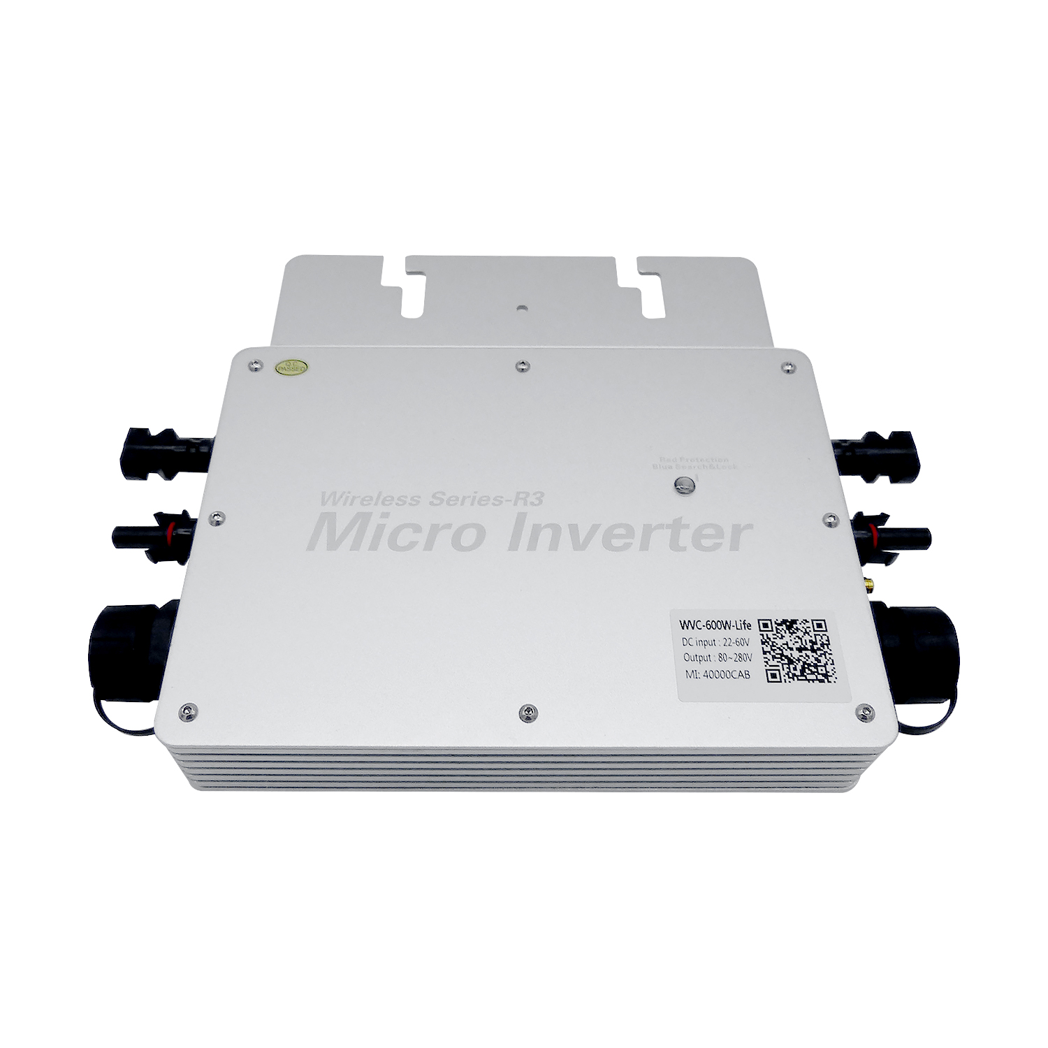 Solar Microinverter Off Grid Solar Inverter WVC-600 IP65 PV System Grid Tie Micro Inverter 600W for Solar PV Panels System