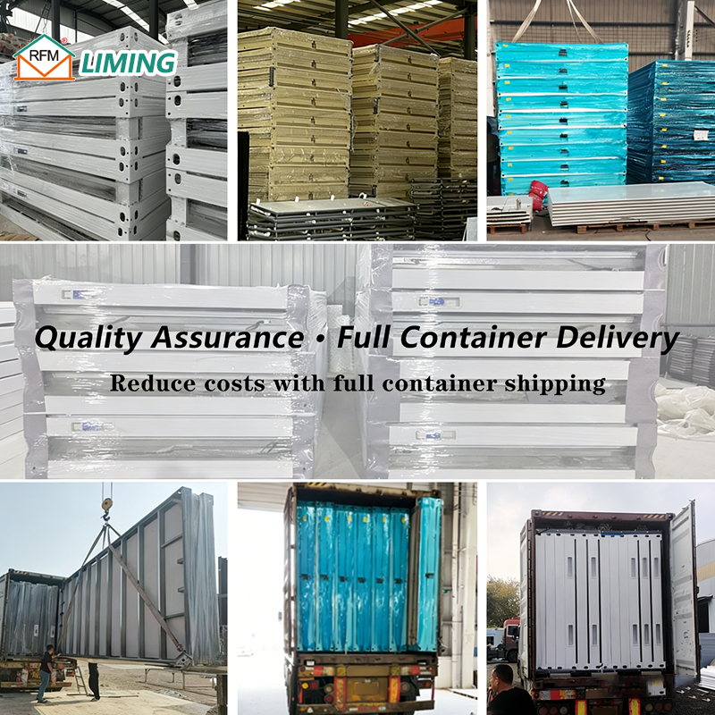 Flat Pack Foldable House Stackable Collapsible Container Shipping Cost Saving Foldable Home