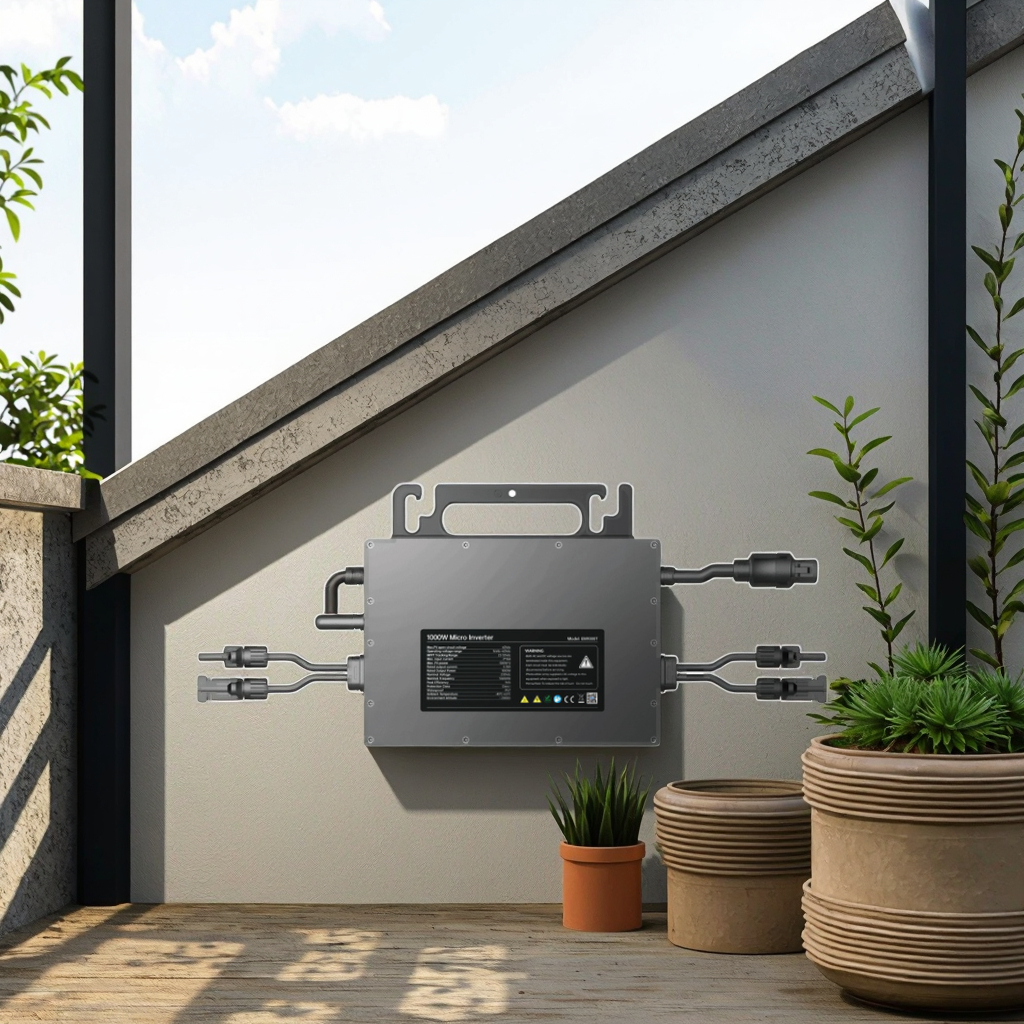 1KW Grid-tie Connected Micro Inverter PV Photovoltaic Inverter Hybrid Solar Inverter For Home Household Balcony Power Plant