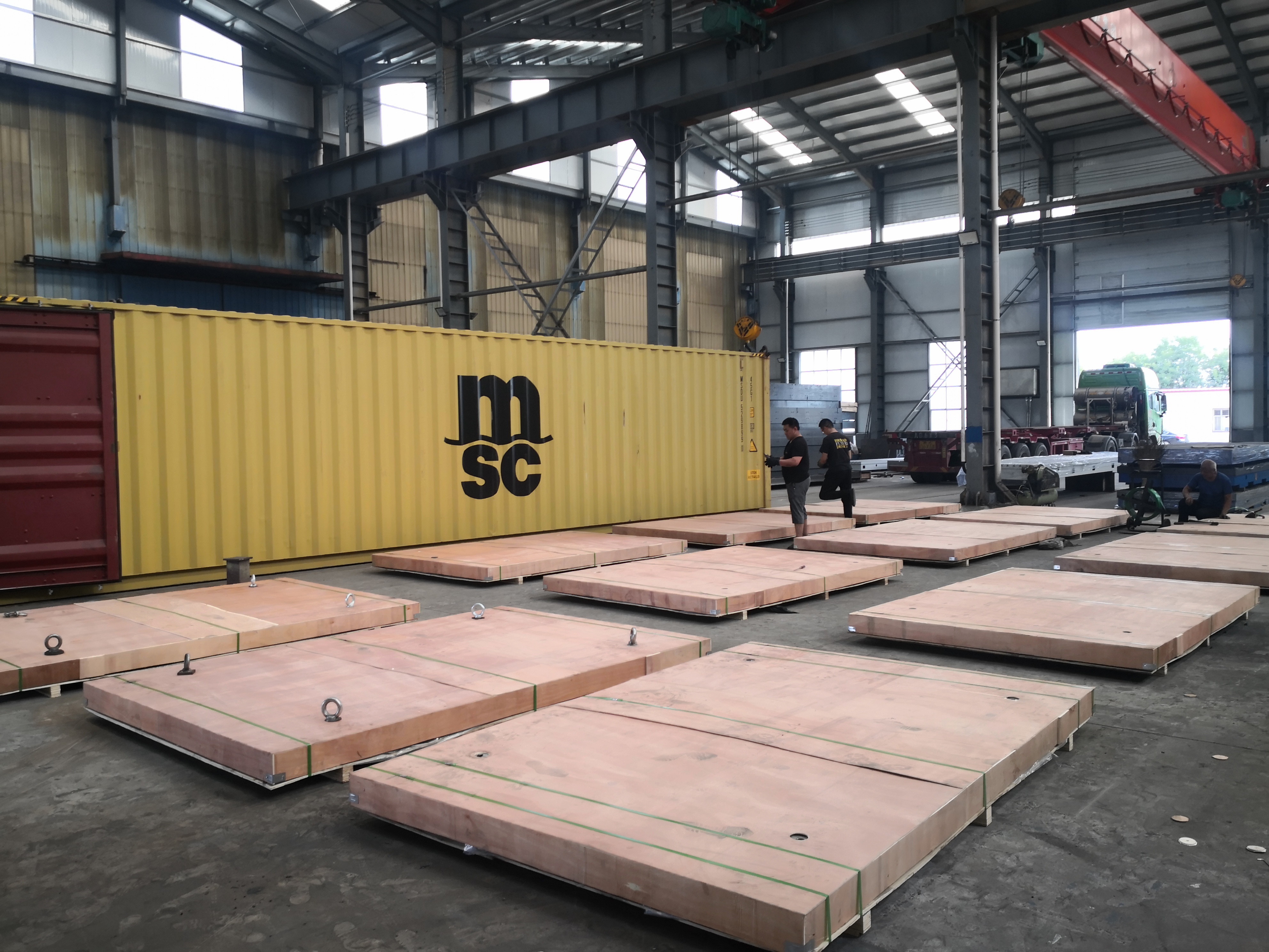 Loading and shipping