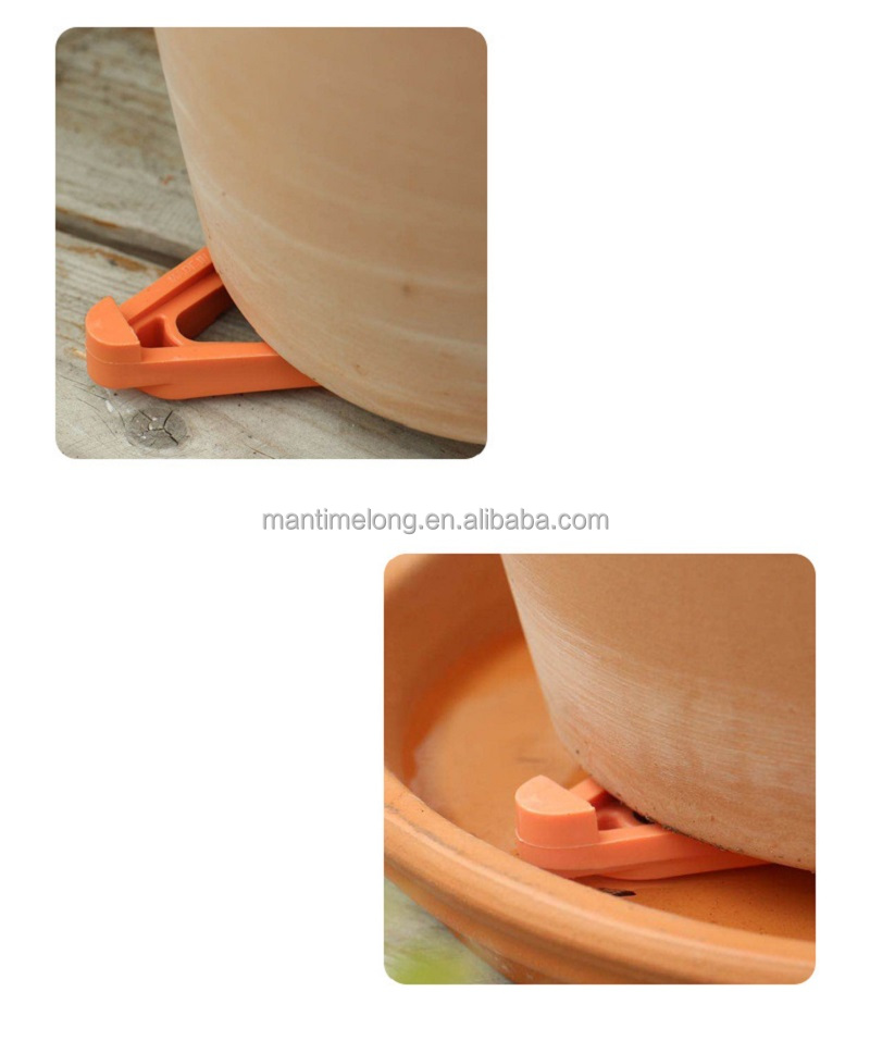 Stackable Plastic Triangular Flowerpot Base