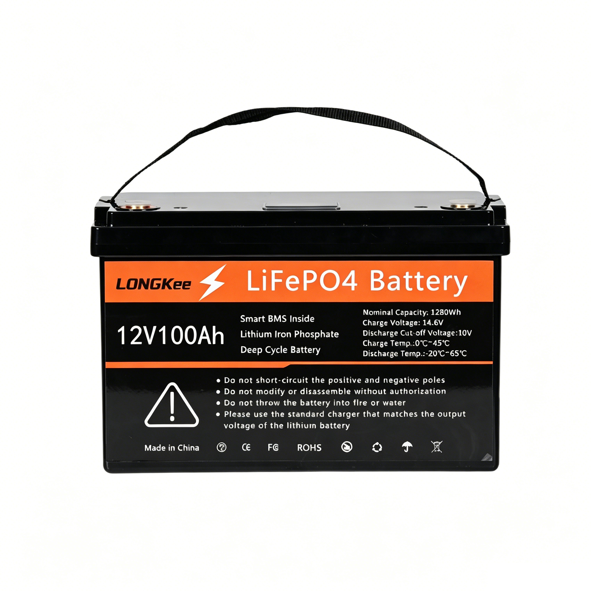 24V(25.6V) 5KWh 200Ah LiFePO4 Lithium Ion Battery Pack Home Energy Storage for Lead-acid Conversion
