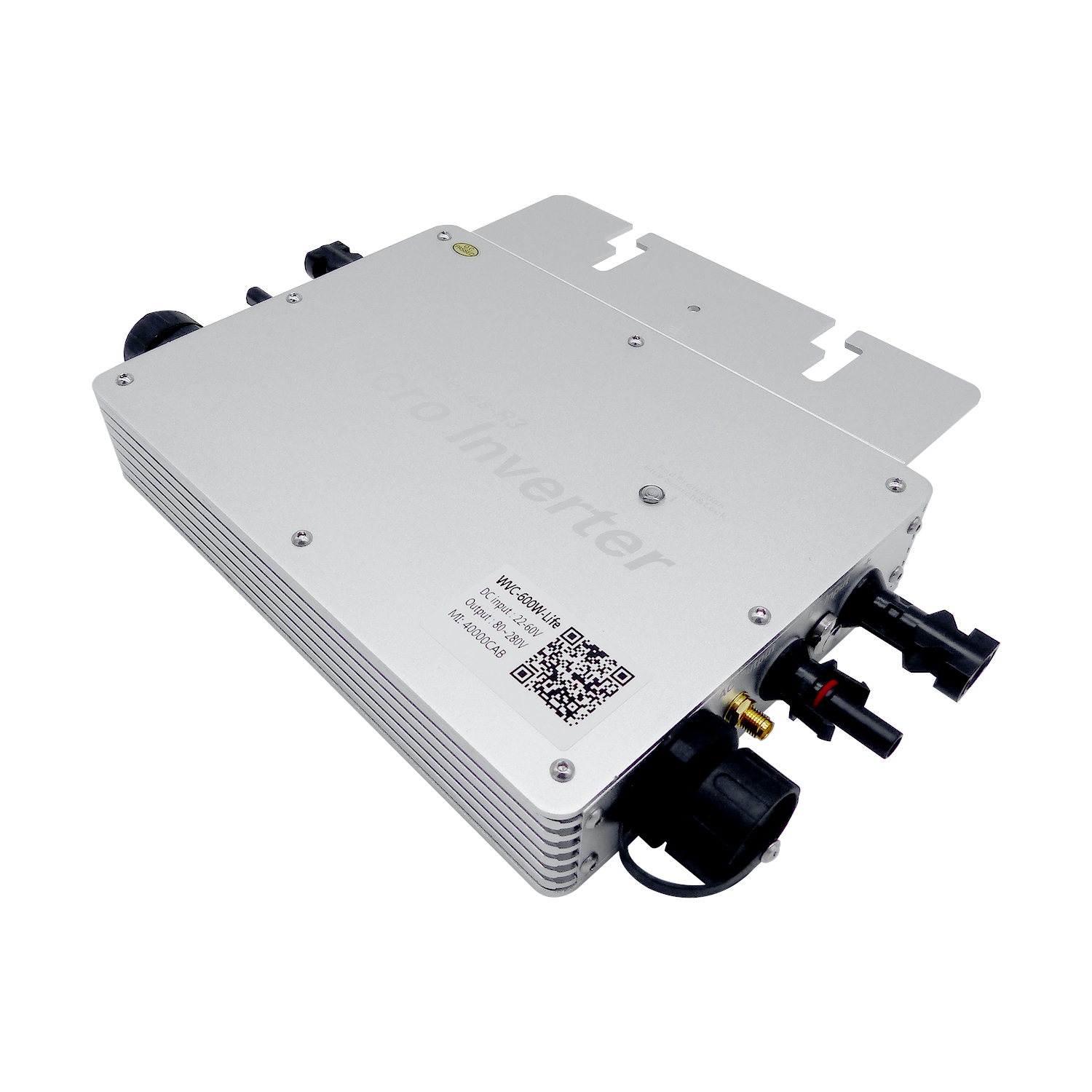 Solar Microinverter Off Grid Solar Inverter WVC-600 IP65 PV System Grid Tie Micro Inverter 600W for Solar PV Panels System