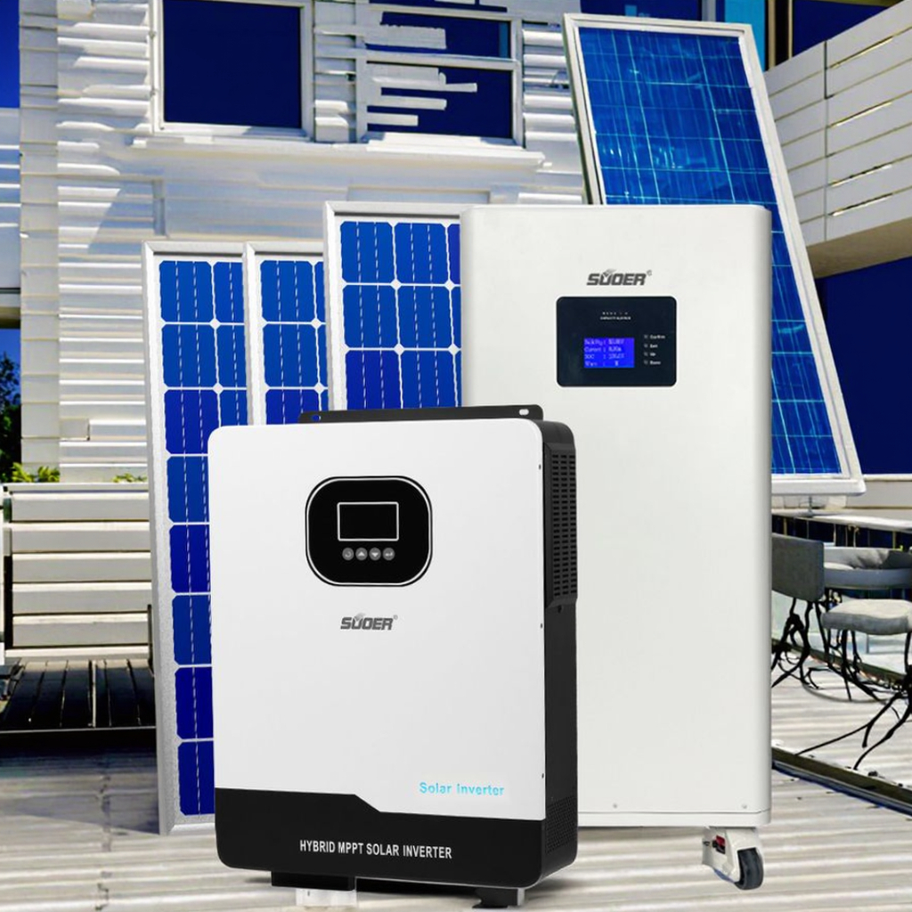 Complete Set 6kw 10kw 12kw Hybrid Solar Battery Energy System 10kwh 15kwh 5kwh Lithium Batteries For Home Stackable Solar Panels