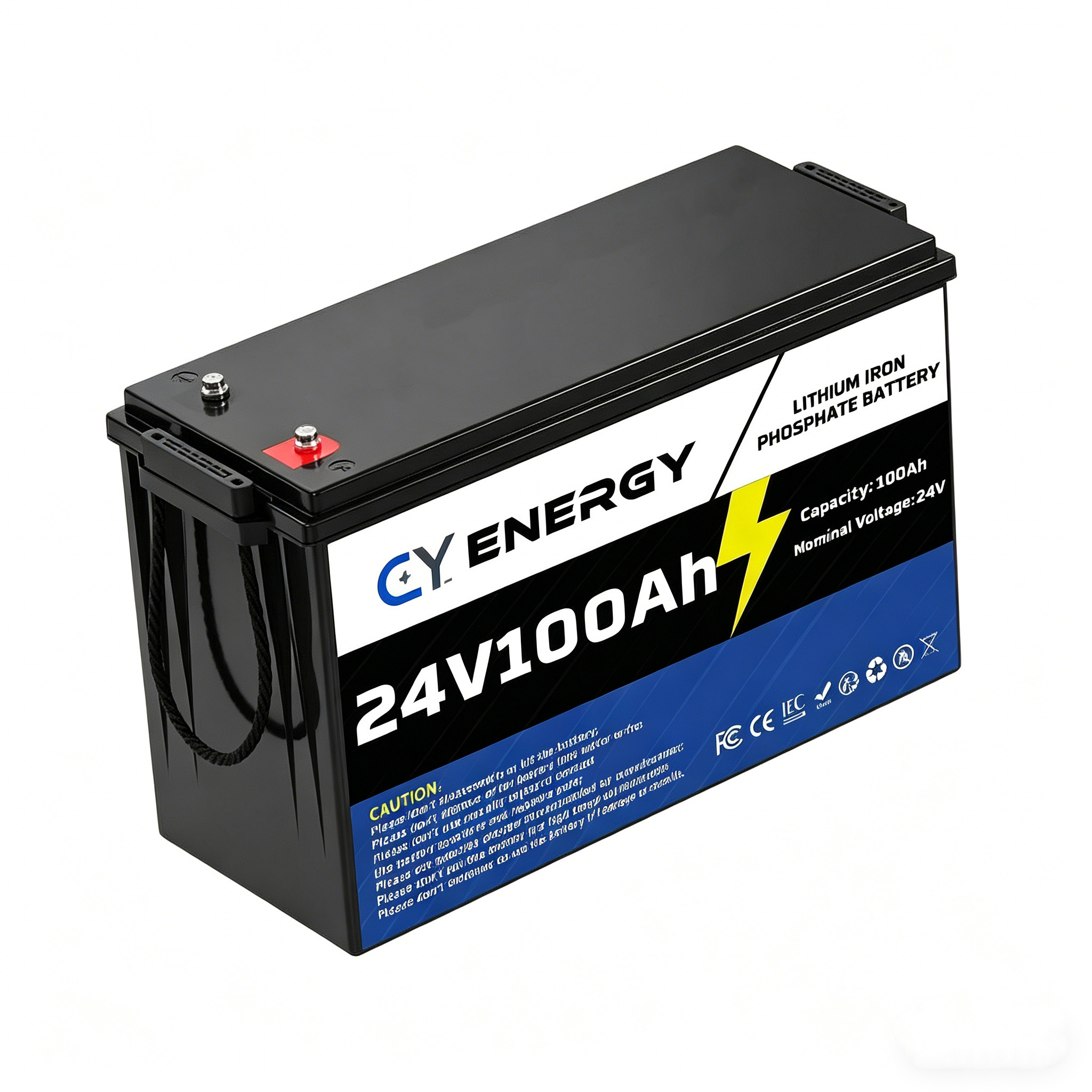US EU Stock 25.6V 100Ah LiFePO4 Battery 4P2S Expansion 2560Wh 4000-Cycle RV/Camper Solar Marine Overland/Van Off-Grid CE