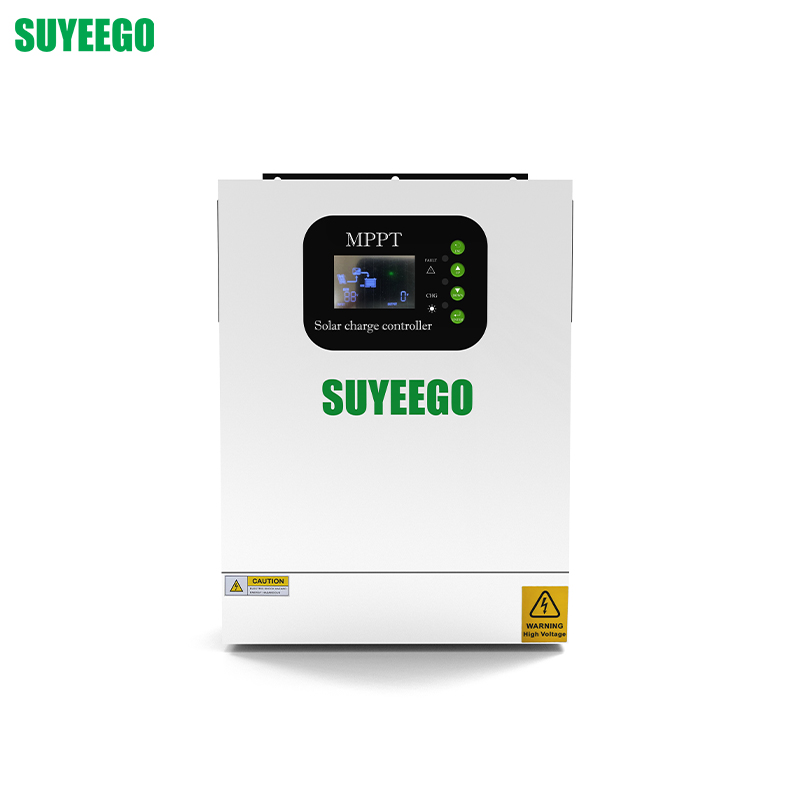 SUYEEGO 120A PV 500V 6500W Built-in Wifi Communication Port Input 18A 48V MPPT Solar Charge Controller with ON/OFF Button