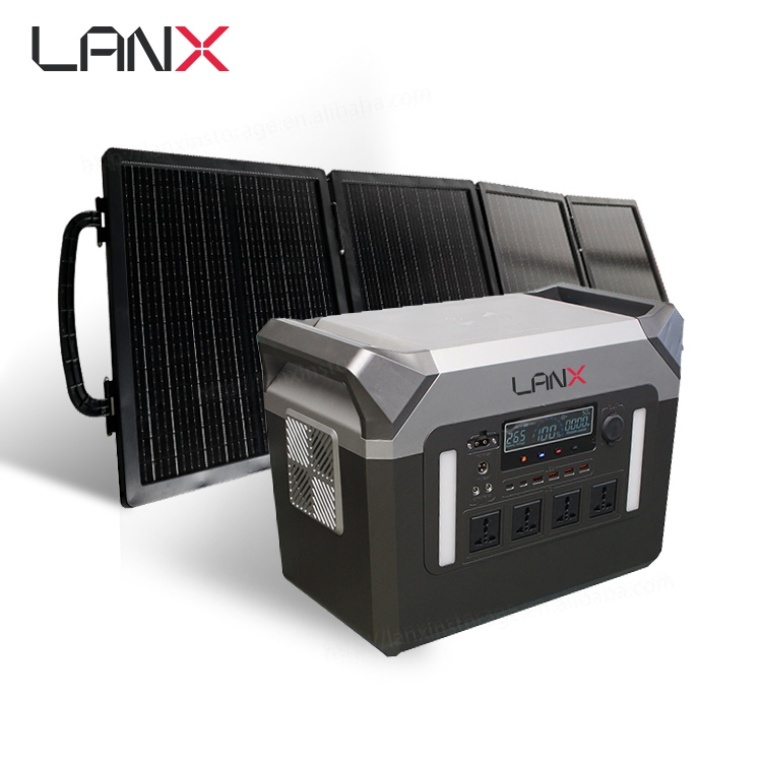 Superior Quality ABS Portable 500W 600W 1000W 1500W 2000W 3000W Solar Energy System LiFePO4 Energy Storage Solar Power Station