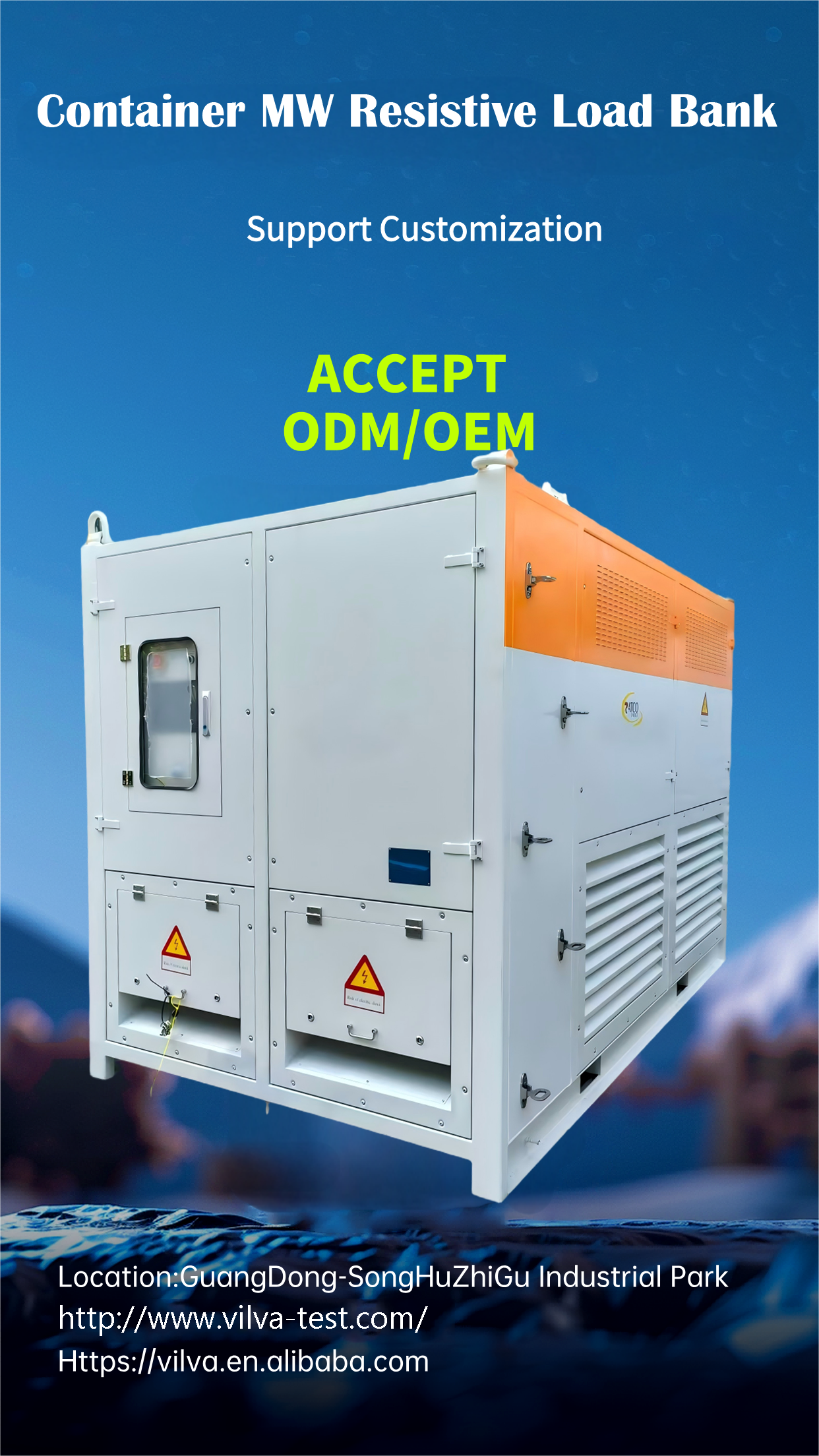 Container Load Bank Internal Elements