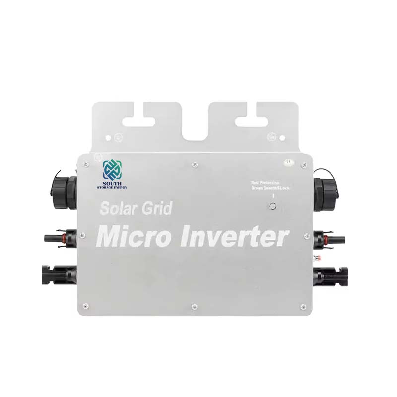 SSE-600W Grid Solar System Balcony Smart Grid Microinverter Single Phase WIFI Mobile APP AC Power Plant 91% Efficiency 20-50V