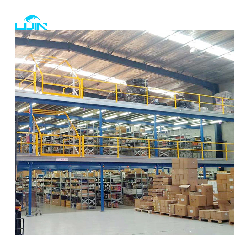 High Capacity Mezzanine Floor Heavy Duty Structural Steel Platform For Warehouse