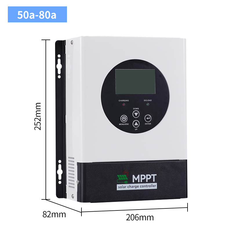 Solar controller parameters display