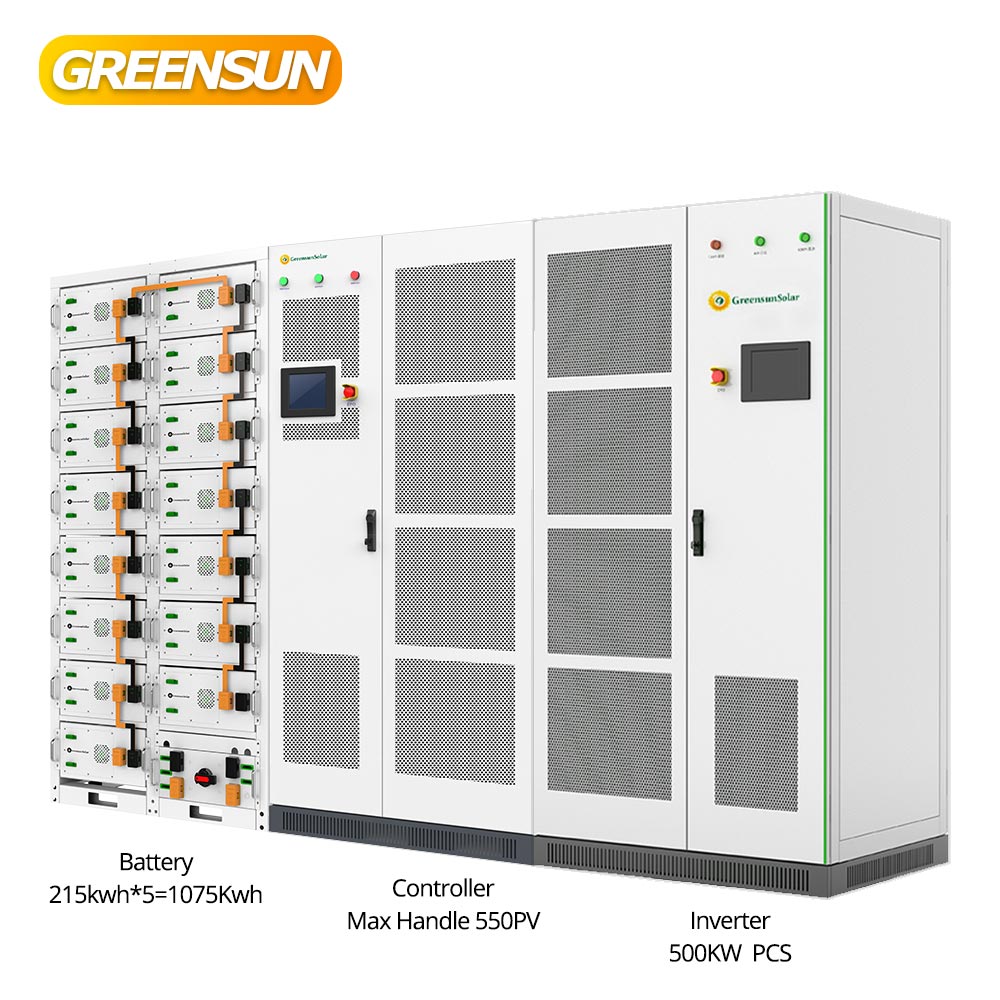 Bess All in One High Voltage Battery 500Kw 1Mwh 2Mwh Commercial Energy Storage Container 8000 Cycles