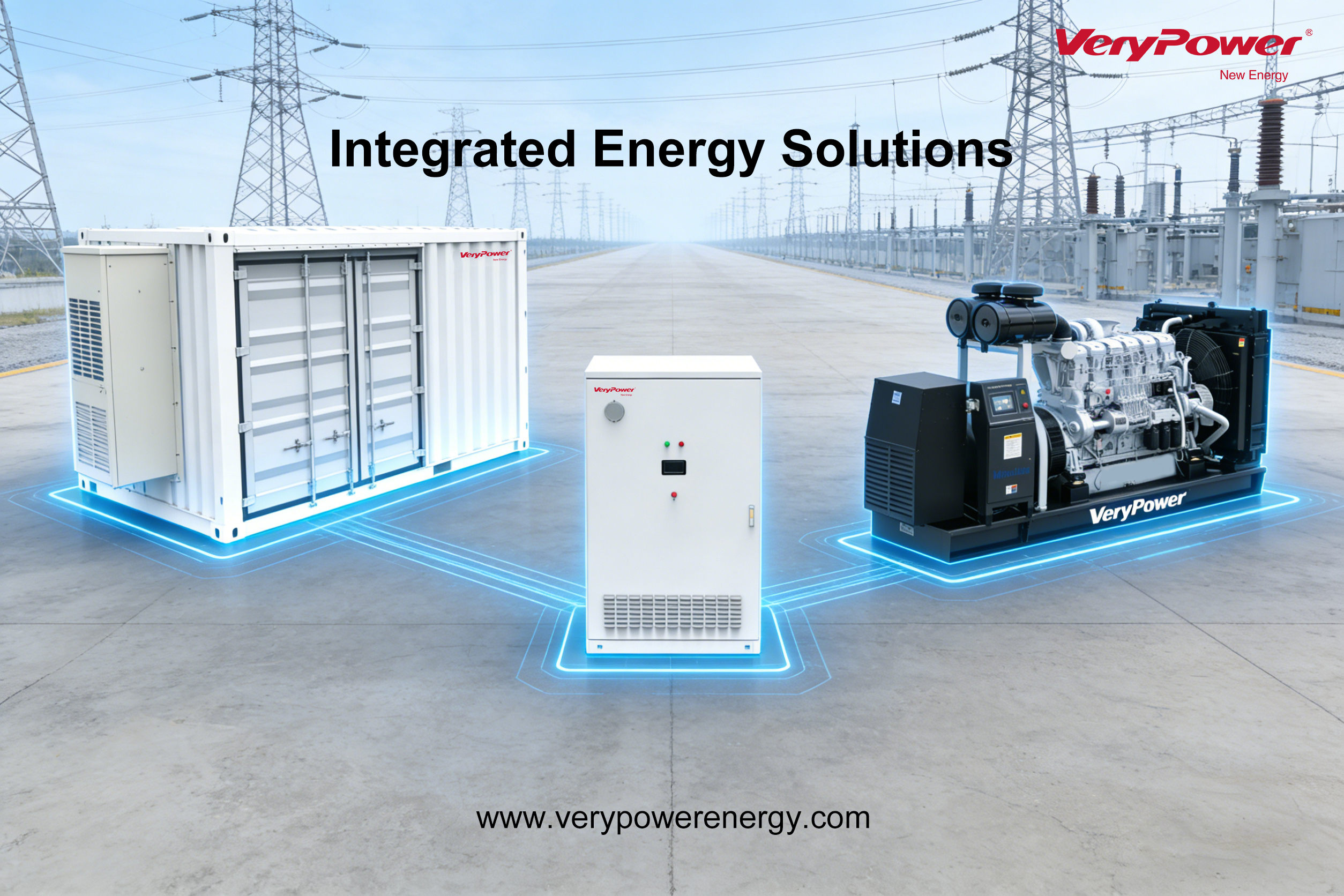 Containerized CE Standard Bess 500kWh 1MWh 2MWh 20ft 40ft Container Solar Battery Energy Storage System