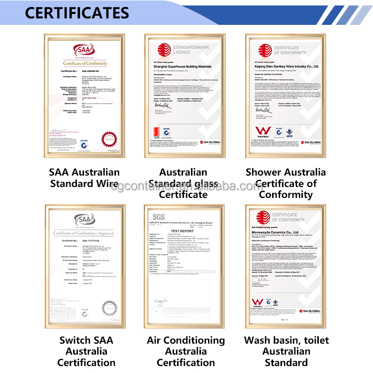 All certificates are complete