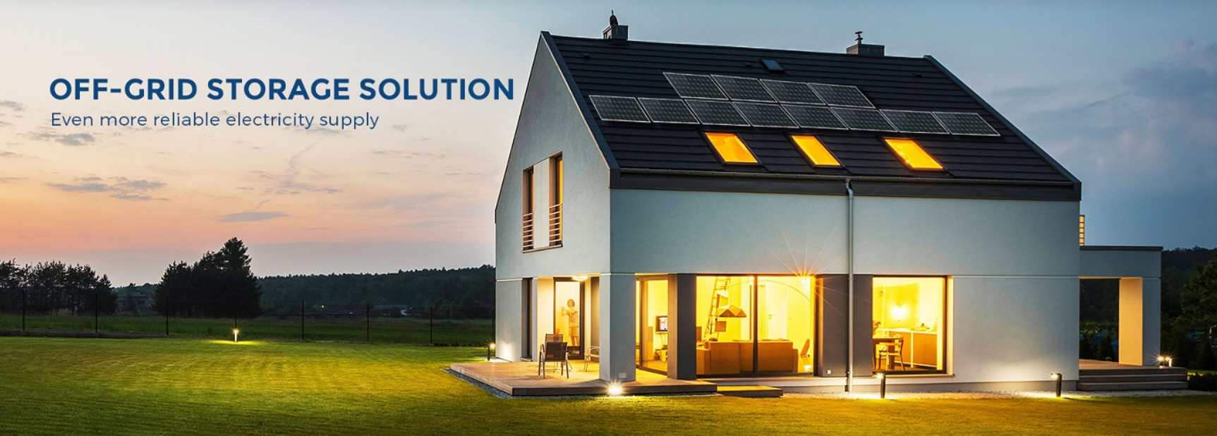 Residential Off-Grid Solar System Banner