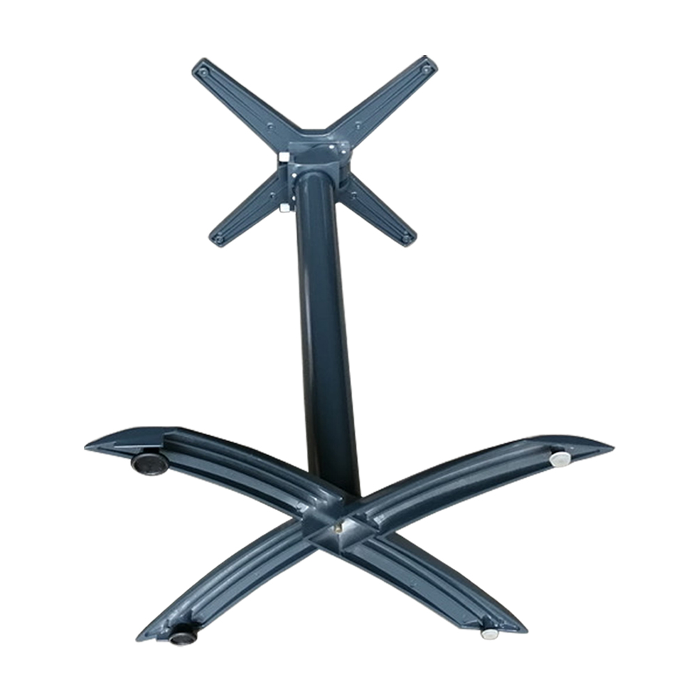 Modern Style Aluminum Stackable Folding Outdoor Table Base