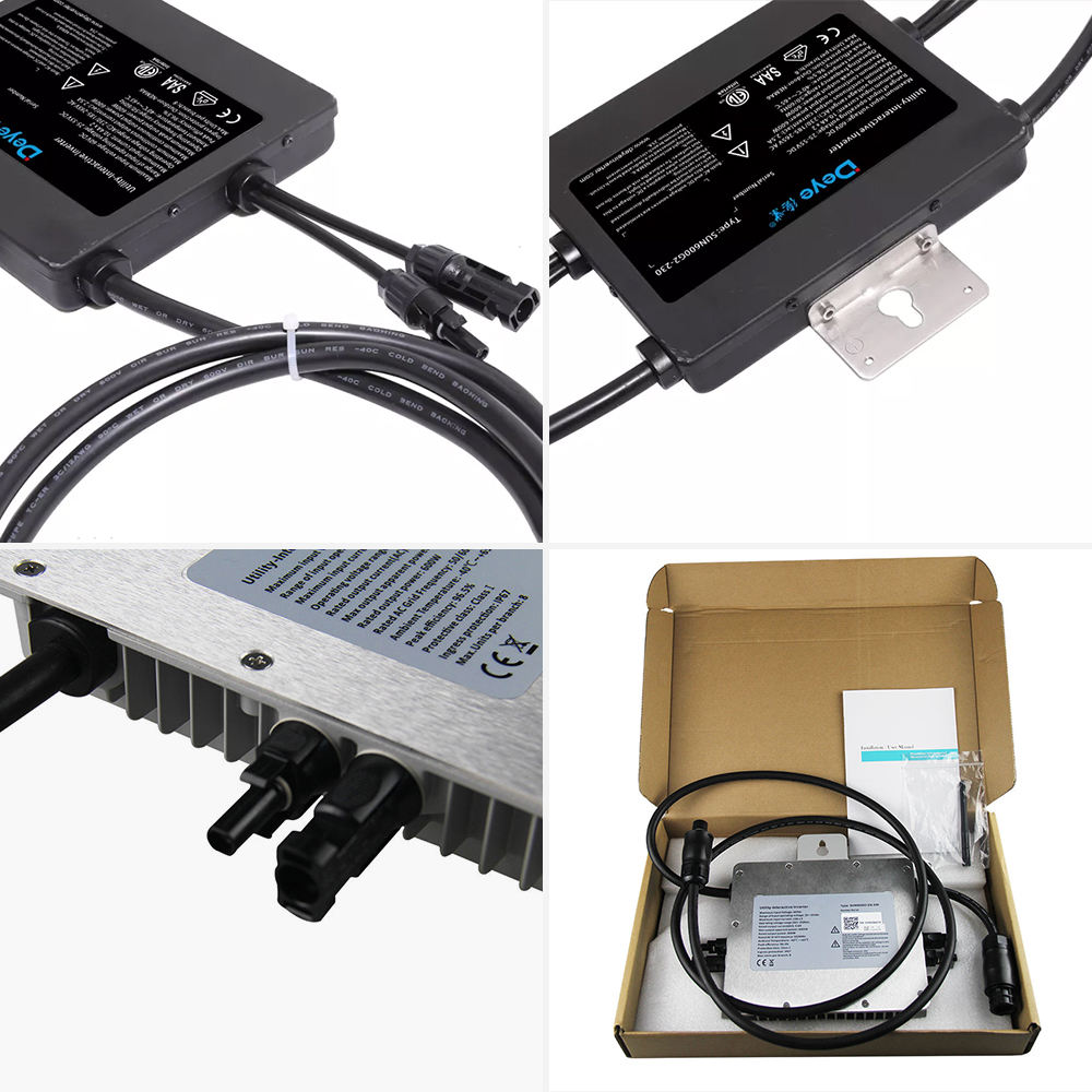 Deye Micro Inverter 2200W 2000w 1800W 1600W 1300W 800w Solar Micro Inverter for Solar Home System