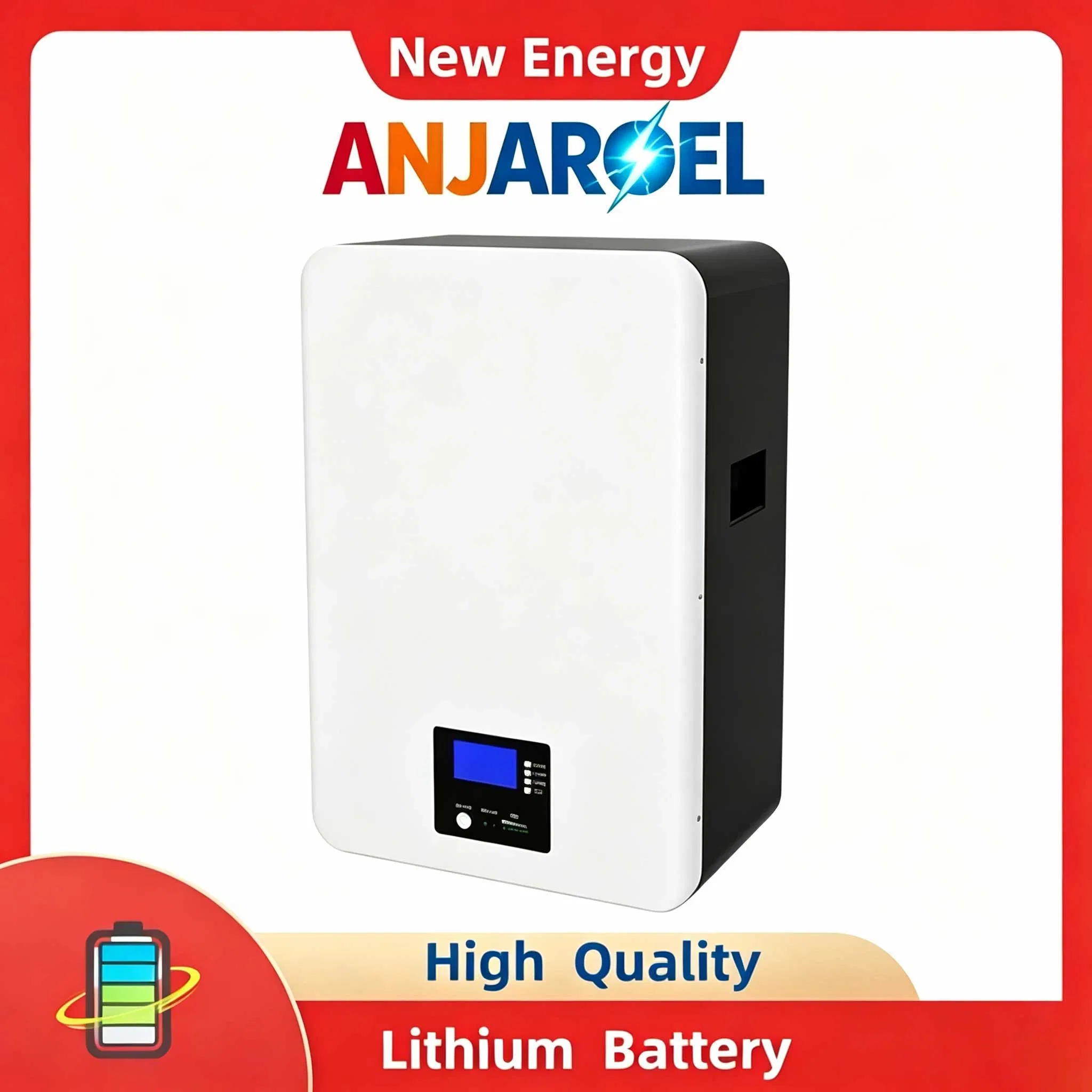 Drop-Resistant 48V/51.2V 100/200/210/230ah 5/10/11kwh Power Wall Mounted Lithium Battery for Solar Energy Storage