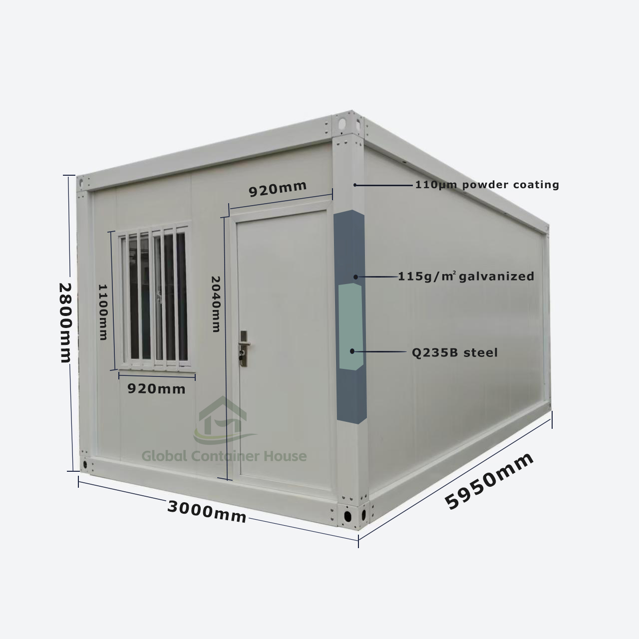 Detachable Container House Structure