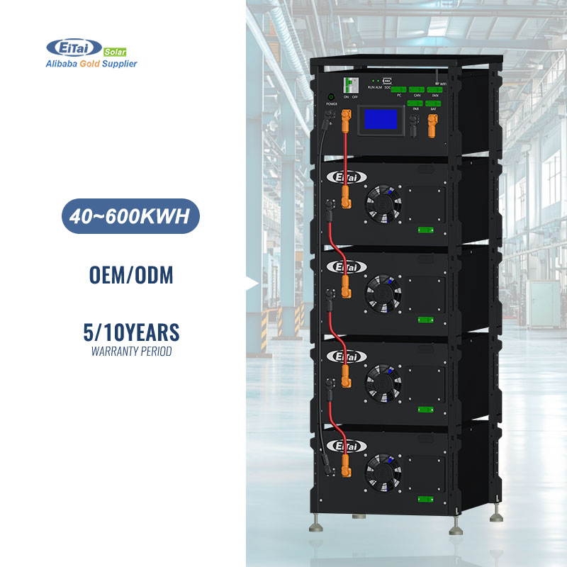 Rack Mounted LiFePO4 Battery 300V 400V 512V 100Ah 200Ah 30KWh 40Kwh 50KWh 60Kwh 80Kwh 100kwh Solar Energy Storage HV Battery