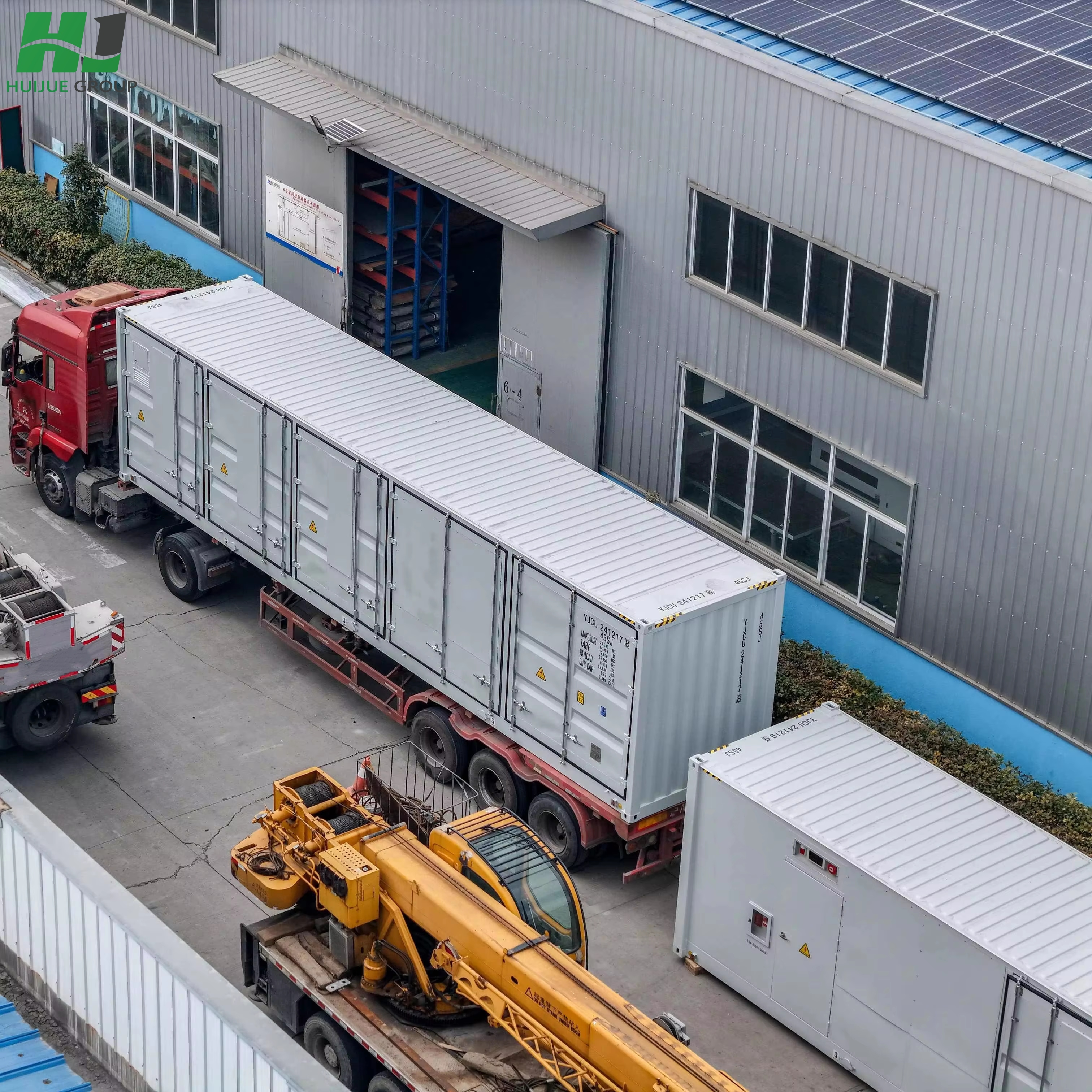 HJ 500KW/1.2MWh 1MW/2.2MWh 5MWh Hybrid Grid Air Cooling Energy Storage Container BESS Container &amp; Microgrid