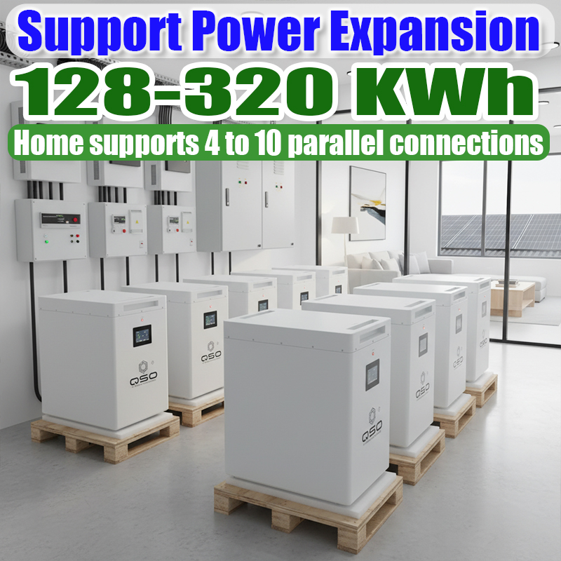 QSO All in One 32Kw 4nrgy 32Kwh 51.2V MB56 628AH Hektary Offgrid Poland DDP 32 KWH 64Kwh 30Kwh Lithium 48V Lifepo4 Battery Pack