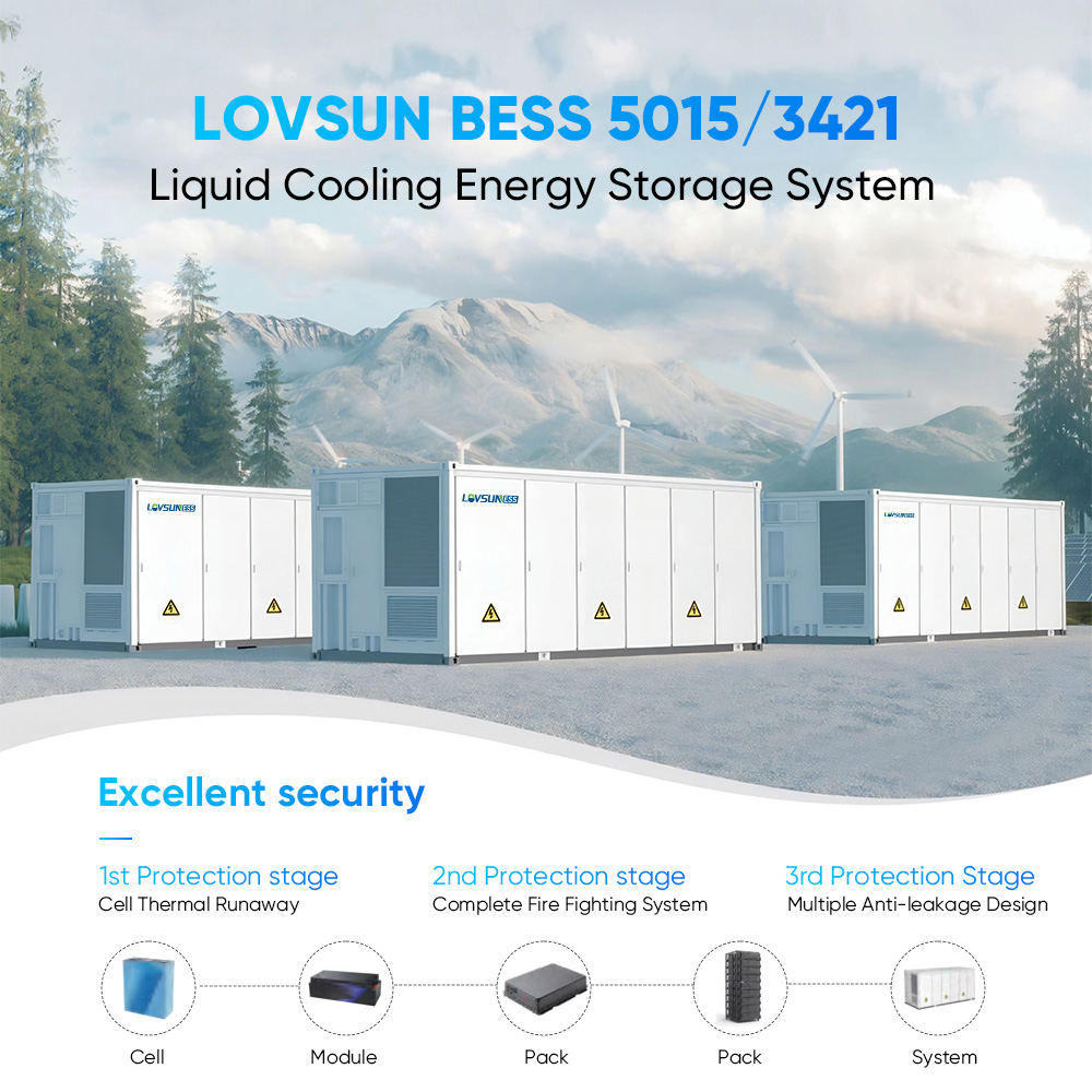 BESS ESS Outdoor 1MW 1000KWH 20FT Lithium Solar Battery 500kWh High Voltage Lifepo4 Battery System Energy Storage Container