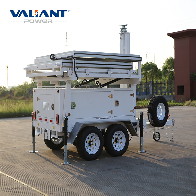 Solar Power Trailer Systems Mobile Power Supply Stations
