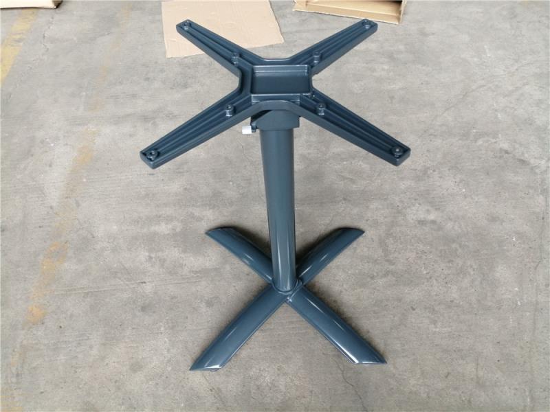 Modern Style Aluminum Stackable Folding Outdoor Table Base