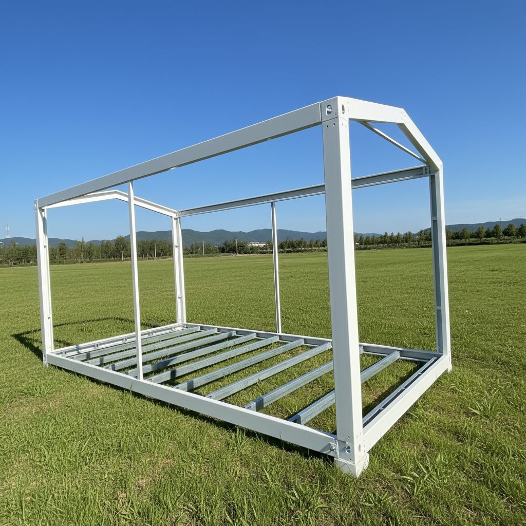 20ft 40ft Container-Grade Steel Frame Stackable, Quick-Assembly, Corrosion-Resistant, Ideal for Container Home