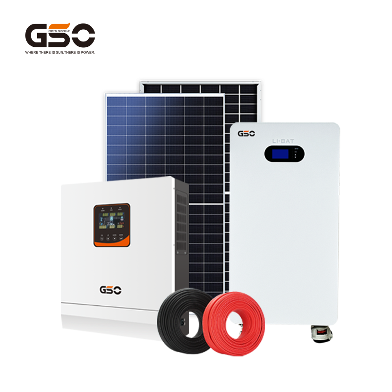 6 kw 8 kw 5kw Hybrid Inverter Solar System Complete Set 8kw 10kw Solar Power Hybrid System Off Grid Solar System 5kw