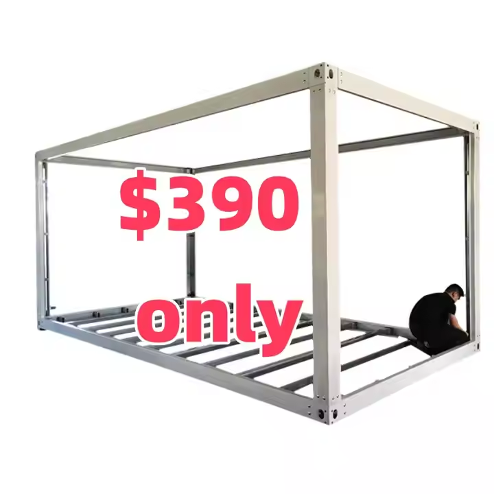 prefabricated 10ft 20ft 30ft 40ft mobile steel Modular Portable Tiny Stackable Prefab shipping cargo Container home house Frame