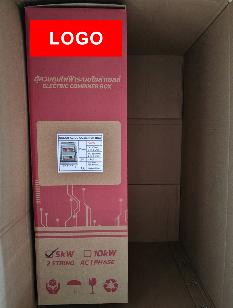 HA12way DC1000V PV Combiner Box Wall-Mounted Installation 2-in-2-Out Photovoltaic Grid Off-Grid System IP65 for Solar