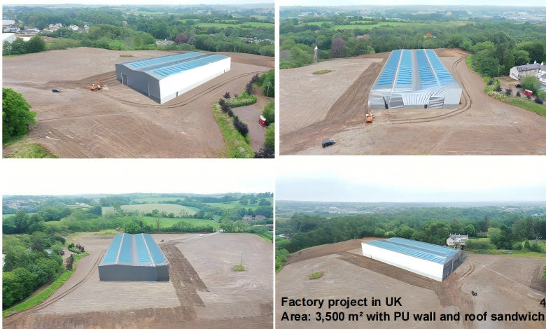 UK Europe Steel Structure Industrial Project