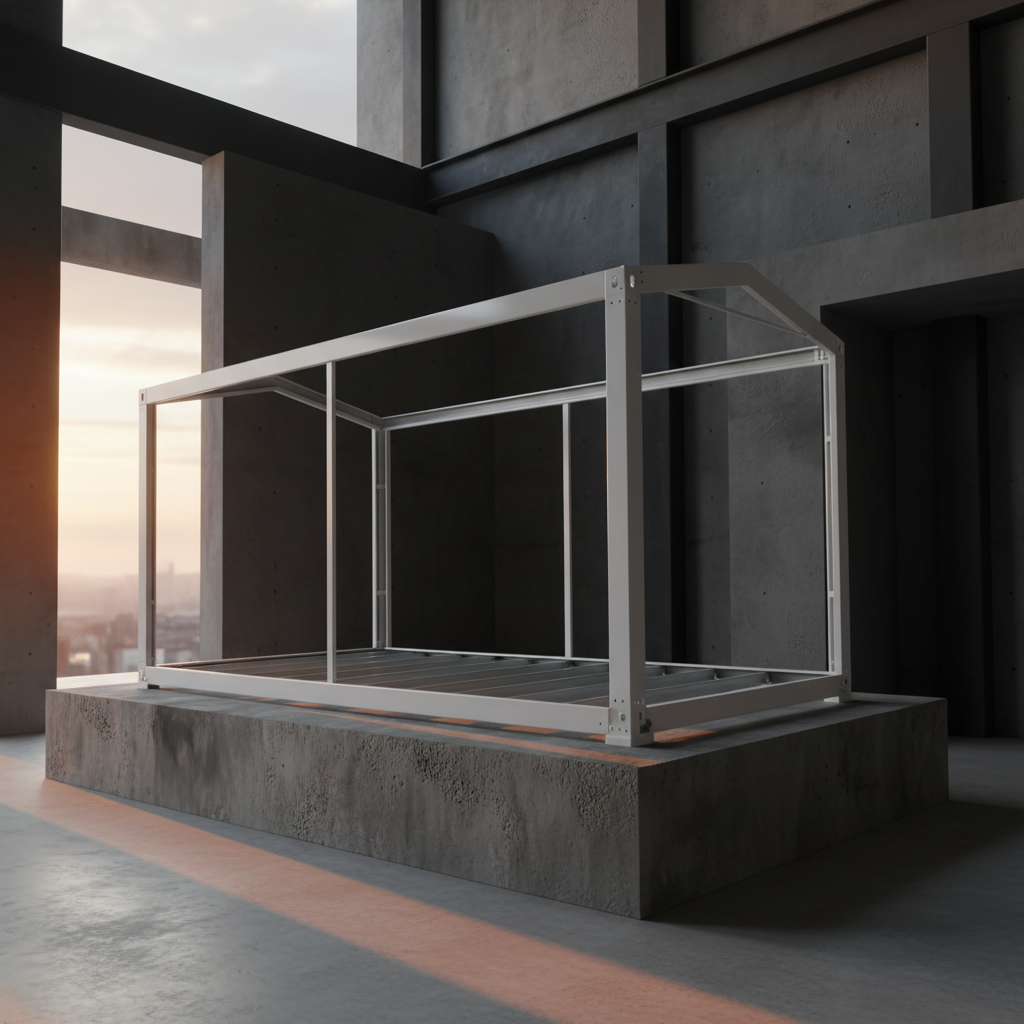 20ft 40ft Container-Grade Steel Frame Stackable, Quick-Assembly, Corrosion-Resistant, Ideal for Container Home