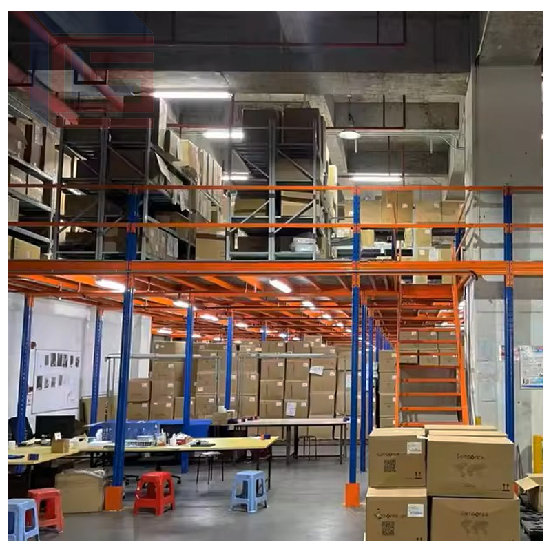 Corrosion-Protected Cold Rolled Steel Mezzanine Floor Platform for Industrial Storage Applications