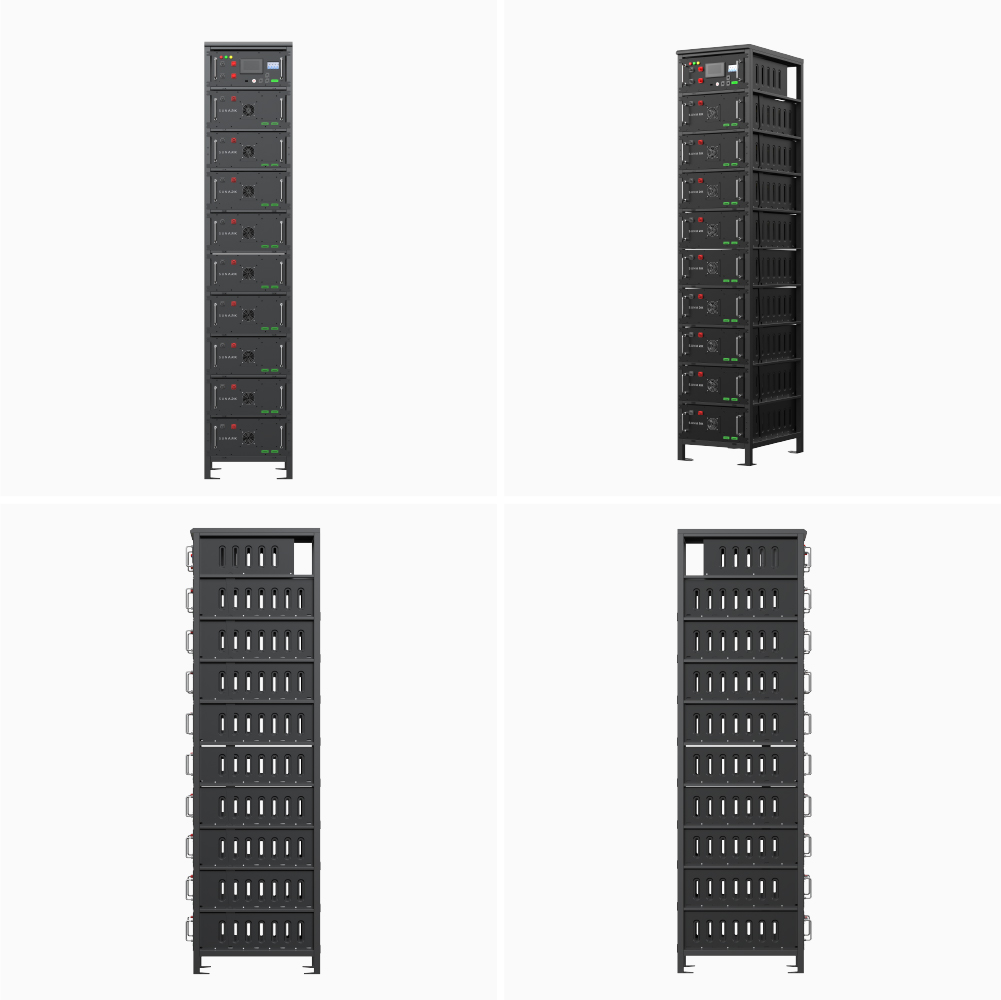Sunark Long Cycle Life Rack Mount Pack 20kWh 45kWh High Voltage Lifepo4 Battery off Grid IP65 Protection Safety First