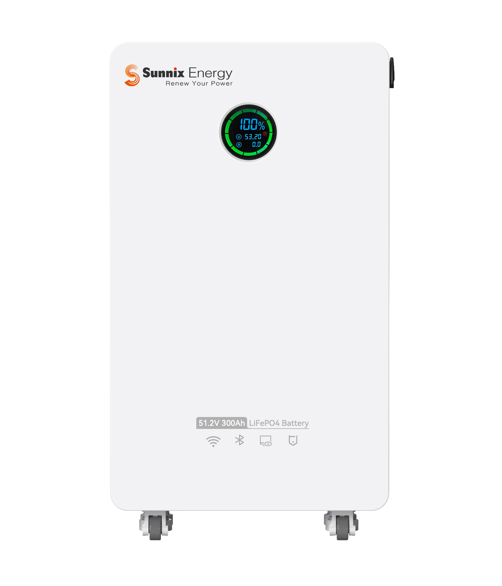Sunnix Split Lithium Lon Battery 51.2V 300Ah LiFePO4 15kwh 16kwh Home Energy Storage System 10-Year