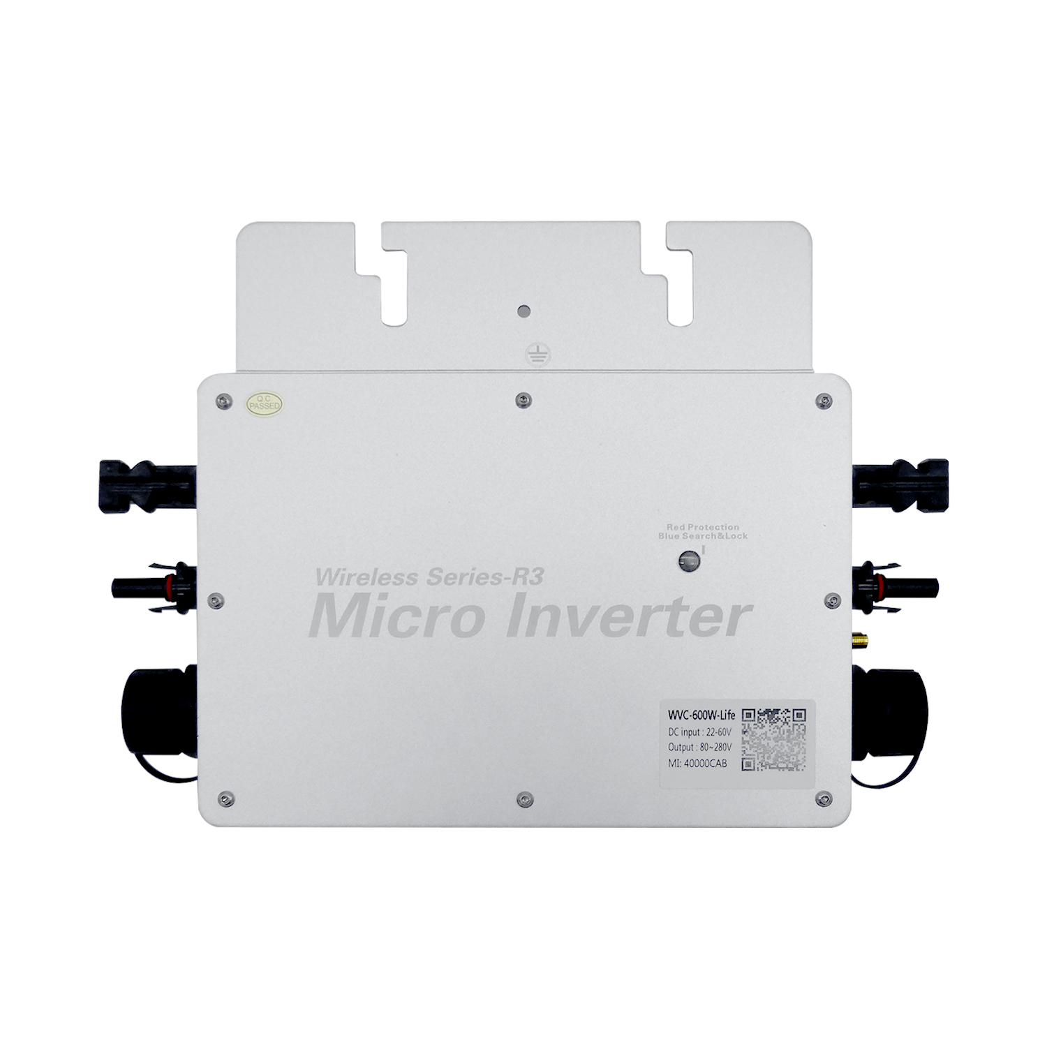 Solar Microinverter Off Grid Solar Inverter WVC-600 IP65 PV System Grid Tie Micro Inverter 600W for Solar PV Panels System