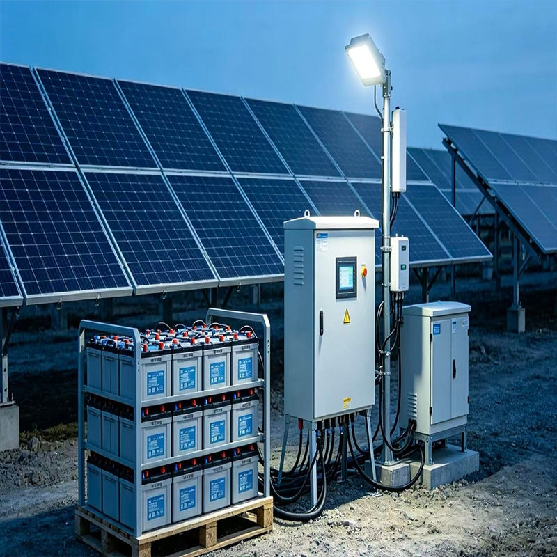 Practical Solar Power System Including Grid Tied and off Grid Modes