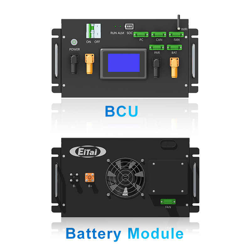 Rack Mounted LiFePO4 Battery 300V 400V 512V 100Ah 200Ah 30KWh 40Kwh 50KWh 60Kwh 80Kwh 100kwh Solar Energy Storage HV Battery