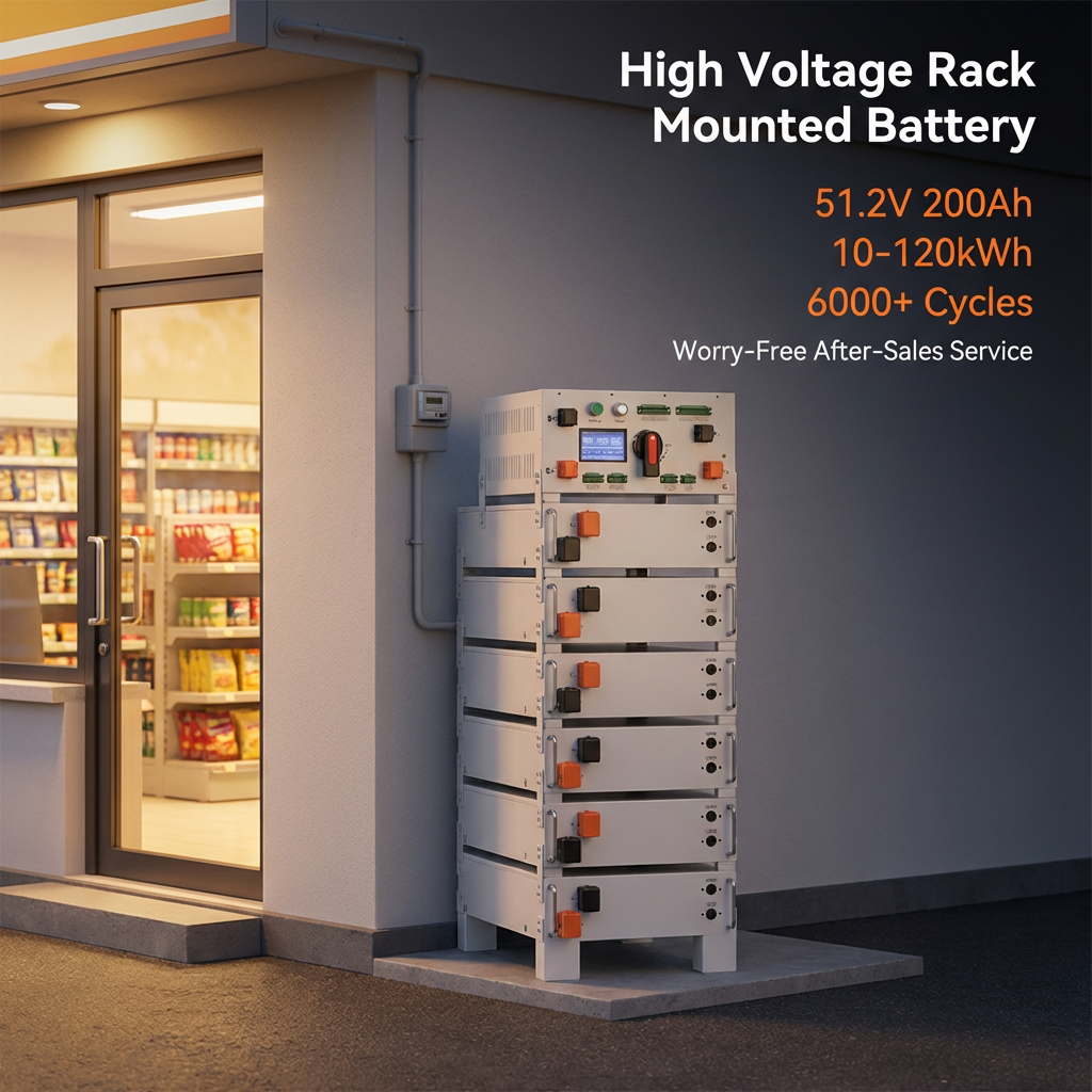 51.2v 200Ah Server Rack Mounted LiFePO4 10kwh 20kwh 50kwh 100Ah 200Ah Solar Lithium Ion Energy Storage Battery Smart BMS