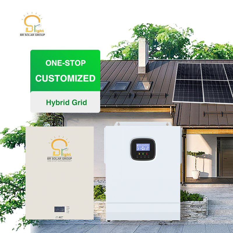 Cheap 5kw 10kw 15kw 20kw 25kw off Grid on Grid/Grid Tied PV Solar Panel Power System for Home Solar Power System Energy Factory Price
